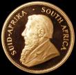London Coins : A163 : Lot 2149 : South Africa Krugerrand 1982 Proof KM#73 nFDC retaining much original mint brilliance, in a South Af...