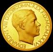 London Coins : A163 : Lot 2579 : Crown 1936 INA Fantasy Retro series, in Golden Alloy with 22 carat gold plating, Edward VIII, Obvers...
