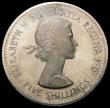 London Coins : A163 : Lot 434 : Crown 1960 VIP Proof with Frosted design FDC and graded 88 by LCGS