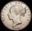 London Coins : A163 : Lot 638 : Halfcrown 1875 ESC 696, Bull 2745 GEF/AU with a subtle light golden tone, a most pleasing example wi...