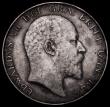 London Coins : A163 : Lot 666 : Halfcrown 1905 ESC 750, Bull 3571 NVF with grey tone, and a gentle edge bruise below the date, never...