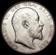London Coins : A163 : Lot 674 : Halfcrown 1909 ESC 754, Bull 3575 NEF/EF with some edge nicks