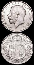 London Coins : A163 : Lot 689 : Halfcrowns (2) 1911 ESC 757, Bull 3709 GEF lightly toned, 1912 ESC 759, Bull 3711 EF 