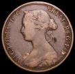 London Coins : A163 : Lot 713 : Halfpenny 1862 Die Letter A, Freeman 290A dies 7+G with a spot in the obverse field, all major detai...