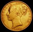 London Coins : A163 : Lot 901 : Sovereign 1859 higher 59 in date, as Marsh 42, (see Bentley Lot 1003) Good Fine