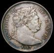 London Coins : A164 : Lot 1122 : Halfcrown 1817 Bull Head ESC 616, Bull 2090 EF/GEF the obverse lightly toned, the reverse with a col...
