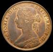 London Coins : A164 : Lot 1166 : Halfpenny 1873 Freeman 311 dies 7+I, A/UNC with traces of lustre, the obverse with a thin scratch in...