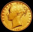London Coins : A164 : Lot 1403 : Sovereign 1881M Shield Reverse, the portrait with rounded truncation, see notes in McDonald (Page 59...