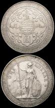 London Coins : A164 : Lot 1657 : Trade Dollars (3) 1901 Bombay GVF, 1907 Bombay GVF, 1930 Calcutta NVF