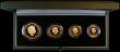 London Coins : A164 : Lot 214 : United Kingdom 2005 Gold Proof Four Coin Sovereign Collection, Gold Five Pounds, Two Pounds, Soverei...
