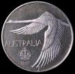 London Coins : A164 : Lot 285 : Australia 100 Dollars 1967 Andor Meszaros Series X#M2 UNC and deeply toned 