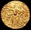 London Coins : A164 : Lot 326 : Ceylon, Kings of Kandy, Kahavanu Gold (Stater) c.980-1070 Anonymous issue Mitchener 825, 4.43 gramme...