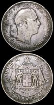London Coins : A164 : Lot 334 : Crete 5 Drachmai 1901 (3) KM#9 all Near Fine, one with some scratches in the field