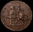 London Coins : A164 : Lot 404 : Ireland Crown 1690 Gunmoney S.6578 Small Lettering, Stop after II, Bar over AN, 16.14 grammes, Timmi...