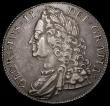 London Coins : A164 : Lot 889 : Crown 1743 Roses ESC 124, Bull 1667 GVF with a small edge bruise by the date