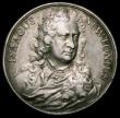 London Coins : A165 : Lot 1353 : Death of Isaac Newton 1727 33mm diameter in silver by J.Dassier, Eimer 506 Obverse: Bust three-quart...