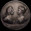London Coins : A165 : Lot 1362 : George II The Royal Family 1732 impressive 69mm in silver Eimer 528 by Croker and Tanner busts of se...
