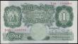 London Coins : A165 : Lot 182 : One Pound Catterns B225 issued 1930 series T33 179285 About UNC 