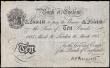 London Coins : A165 : Lot 187 : Ten Pounds Peppiatt White Note B242 dated 16th March 1935 series K144 25518, light stains and a tiny...