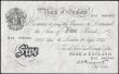 London Coins : A165 : Lot 192 : Five pounds Peppiatt white B255 dated 16th September 1944 series E13 066365, VF ink number obverse, ...