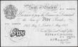 London Coins : A165 : Lot 195 : Five Pounds White Peppiatt. B255. May 5 1945. J11 042272 AU - UNC