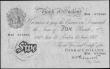 London Coins : A165 : Lot 197 : Five Pounds Peppiatt white note B264 dated 12th June 1947, series M42 075880, London issue, (Pick343...