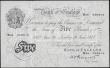 London Coins : A165 : Lot 198 : Five Pounds White Peppiatt London 26 June 1947 M54 050615, B264, AU
