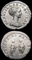 London Coins : A165 : Lot 2040 : Roman Denarii (2) Plautilla (198-211AD) Obverse: Bust right, draped PLAVTILLAE  AVGVSTA, Reverse: Pl...