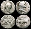 London Coins : A165 : Lot 2042 : Roman Denarii (3) Vespasian (69-79AD) Obverse: Bust right, VESPASIANVS AVG IMP CAESAR Reverse : Wing...