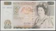 London Coins : A165 : Lot 249 : Gill Fifty Pounds B356 issued 1988 scarce FIRST RUN series C01 886182, Sir Christopher Wren on rever...