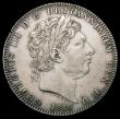 London Coins : A165 : Lot 2514 : Crown 1818 LIX as ESC 214, Bull 2009 but with TVT&Lambda;MEN (unbarred A) on edge NVF with some edge...