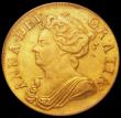 London Coins : A165 : Lot 2605 : Guinea 1714 Queen Anne S.3574 UNC and rare thus, in an LCGS holder and graded LCGS 80, the finest kn...