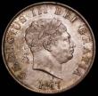 London Coins : A165 : Lot 2737 : Halfcrown 1817 Small Head ESC 618, Bull 2096 UNC the reverse with very minor cabinet friction, with ...