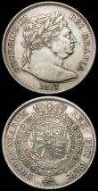 London Coins : A165 : Lot 2769 : Halfcrowns (2) 1817 Bull Head ESC 616, Bull 2090 NEF/GVF, 1817 Small Head ESC 618, Bull 2096 GVF/NEF...