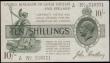 London Coins : A165 : Lot 286 : Ten Shillings Bradbury T17 Dot in No. Third issue 1918 series A29 216271 GEF - about UNC some faint ...