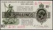 London Coins : A165 : Lot 290 : Ten Shillings Fisher T26 Red Dash in No. issue 1919 series F99 451922 UNC and Rarely seen in this hi...