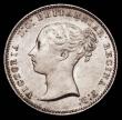 London Coins : A165 : Lot 3163 : Threepence 1848 ESC 2056A, Bull 3375 EF, a little weakly struck above the Queen's ear as often,...