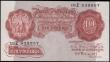 London Coins : A165 : Lot 323 : Ten Shillings Peppiatt B236 Unthreaded Red/Brown First Period issue 1934 first series 19Z 939957 UNC...
