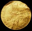 London Coins : A165 : Lot 3741 : Netherlands - Holland Gold Ducat 1770 KM#12.3 Good Fine, creased, Ex-Jewellery