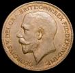 London Coins : A165 : Lot 3928 : Penny 1922 as Freeman 192 dies 3+B with the 'crows foot' variety on the obverse on the por...