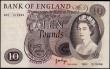 London Coins : A165 : Lot 438 : Ten Pounds Page Lion & Key B327 Brown Replacement issue 1971 FIRST RUN series M01 313486 UNC and...