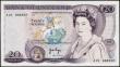 London Coins : A165 : Lot 439 : Twenty Pounds QE2 and William Shakespeare, Page B328 issued 1970, first series A13 668522, UNC