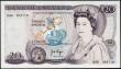London Coins : A165 : Lot 440 : Twenty Pounds QE2 and William Shakespeare, Page B328 issued 1970, last series D56 303719, UNC