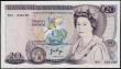 London Coins : A165 : Lot 441 : Twenty Pounds Page QE2 pictorial & William Shakespeare, B329 Purple Replacement issue 1970 FIRST...