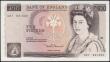 London Coins : A165 : Lot 460 : Ten Pounds QE2 and Florence Nightingale, Somerset B346 issued 1980, first series U07 631520, UNC