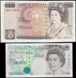 London Coins : A165 : Lot 476 : Bank of England (2) Ten Pounds QE2 pictorial and Florence Nightingale, Gill B354 Brown L Reverse Win...