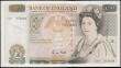 London Coins : A165 : Lot 479 : Fifty Pounds QE2 Pictorial and Sir Christopher Wren, Gill B356 Windowed Security Thread (Stardust th...