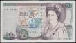 London Coins : A165 : Lot 570 : Twenty Pounds Somerset QE2 pictorial & William Shakespeare,  B351 Purple & Green issue 1981 ...