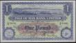 London Coins : A165 : Lot 641 : Isle of Man Bank Limited 1 Pound Pick 6d (Banknote Yearbook IM3f, IOMPM M283) signatures J.E. Cashin...