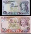 London Coins : A165 : Lot 660 : Northern Ireland Allied Irish Banks Public Limited Company signature G.B. Sacanlan 1987 issues (2) c...